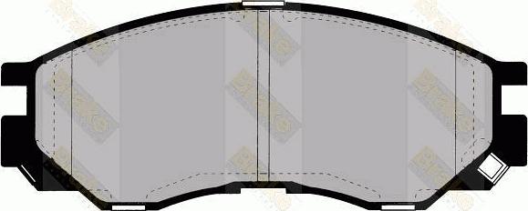 Brake Engineering PA1299 - Kit pastiglie freno, Freno a disco autozon.pro