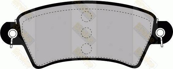 Brake Engineering PA1247 - Kit pastiglie freno, Freno a disco autozon.pro