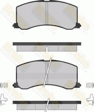 Brake Engineering PA1256 - Kit pastiglie freno, Freno a disco autozon.pro