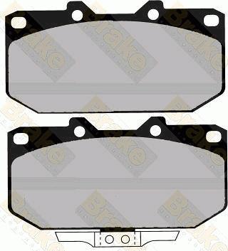 Brake Engineering PA1230 - Kit pastiglie freno, Freno a disco autozon.pro