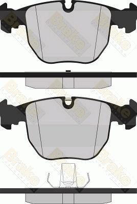 Brake Engineering PA1237 - Kit pastiglie freno, Freno a disco autozon.pro