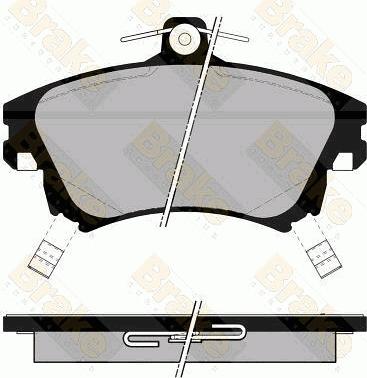 R Brake RB1236 - Kit pastiglie freno, Freno a disco autozon.pro