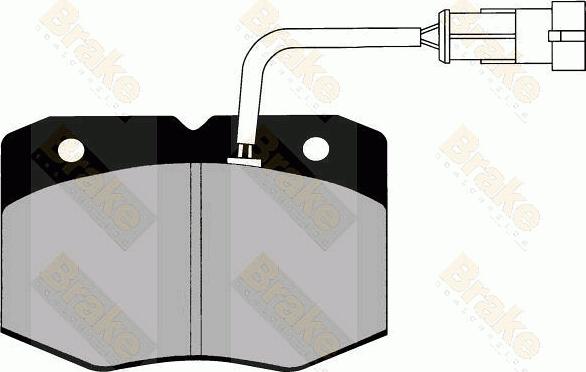 Brake Engineering PA1276 - Kit pastiglie freno, Freno a disco autozon.pro