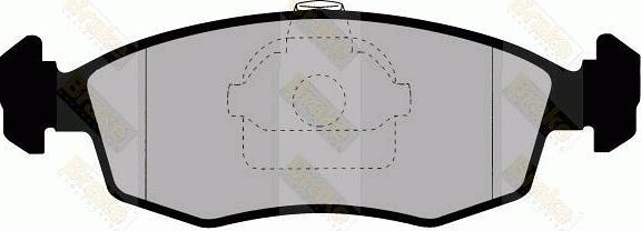 Brake Engineering PA1272 - Kit pastiglie freno, Freno a disco autozon.pro