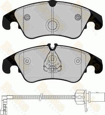 Brake Engineering PA1794 - Kit pastiglie freno, Freno a disco autozon.pro