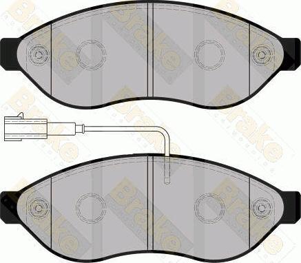 Brake Engineering PA1754 - Kit pastiglie freno, Freno a disco autozon.pro