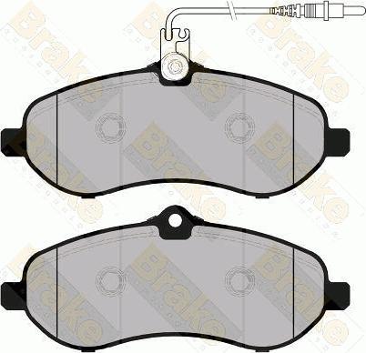 Brake Engineering PA1762 - Kit pastiglie freno, Freno a disco autozon.pro