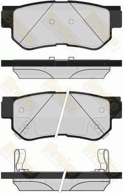 Brake Engineering PA1709 - Kit pastiglie freno, Freno a disco autozon.pro