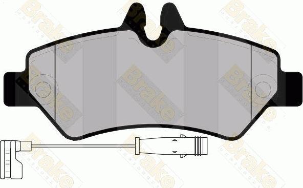 Brake Engineering PA1702 - Kit pastiglie freno, Freno a disco autozon.pro