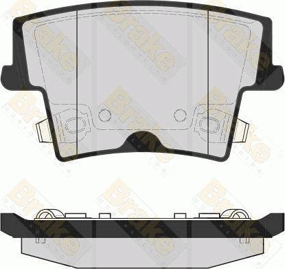 Brake Engineering PA1711 - Kit pastiglie freno, Freno a disco autozon.pro