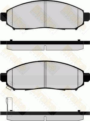 Advics AD1094 - Kit pastiglie freno, Freno a disco autozon.pro