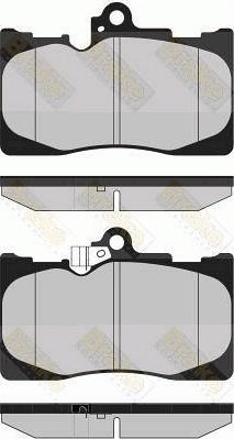 Brake Engineering PA1723 - Kit pastiglie freno, Freno a disco autozon.pro