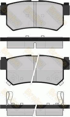 Brake Engineering PA1727 - Kit pastiglie freno, Freno a disco autozon.pro