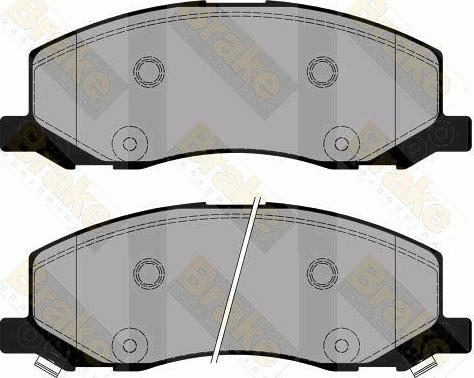 Brake Engineering PA1779 - Kit pastiglie freno, Freno a disco autozon.pro