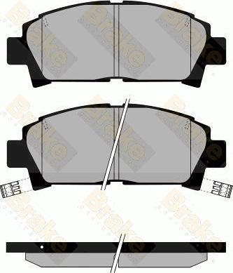 Brake Engineering PA853 - Kit pastiglie freno, Freno a disco autozon.pro