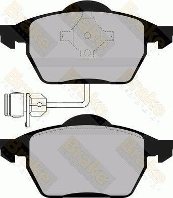 Brake Engineering PA865 - Kit pastiglie freno, Freno a disco autozon.pro