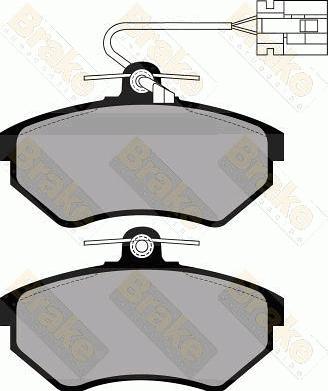 Brake Engineering PA872 - Kit pastiglie freno, Freno a disco autozon.pro