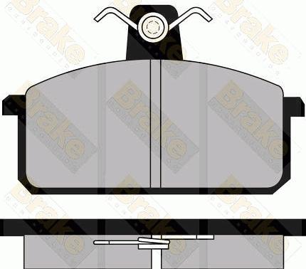 Brake Engineering PA350 - Kit pastiglie freno, Freno a disco autozon.pro