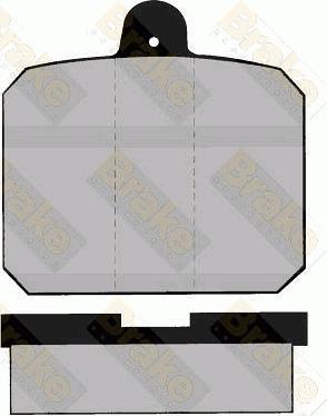 Brake Engineering PA334 - Kit pastiglie freno, Freno a disco autozon.pro