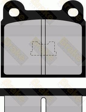 Brake Engineering PA250 - Kit pastiglie freno, Freno a disco autozon.pro