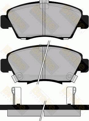 Brake Engineering PA745 - Kit pastiglie freno, Freno a disco autozon.pro