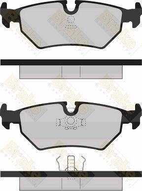 Brake Engineering PA707 - Kit pastiglie freno, Freno a disco autozon.pro