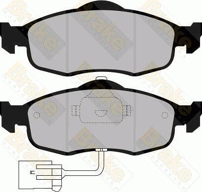 Brake Engineering PA730 - Kit pastiglie freno, Freno a disco autozon.pro