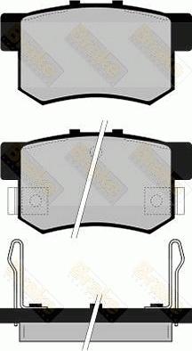 Brake Engineering PA738 - Kit pastiglie freno, Freno a disco autozon.pro