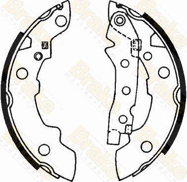 Brake Engineering SH1162 - Kit ganasce freno autozon.pro