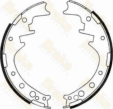 Brake Engineering SH1171 - Kit ganasce freno autozon.pro