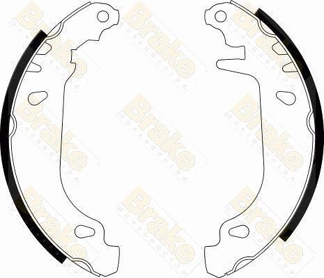 Brake Engineering SH1211 - Kit ganasce freno autozon.pro