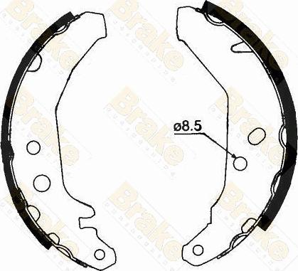 Brake Engineering SH1279 - Kit ganasce freno autozon.pro