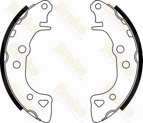 Brake Engineering SH1271 - Kit ganasce freno autozon.pro