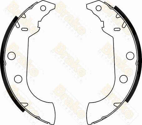 Brake Engineering SH1272 - Kit ganasce freno autozon.pro