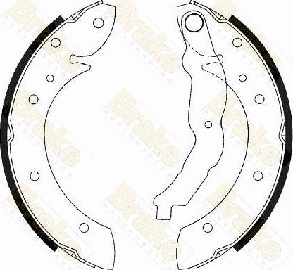 Brake Engineering SH2433 - Kit ganasce freno autozon.pro