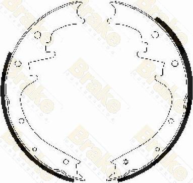 Brake Engineering SH2479 - Kit ganasce freno autozon.pro