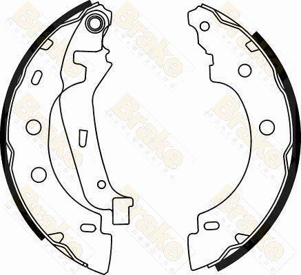 Brake Engineering SH2547 - Kit ganasce freno autozon.pro