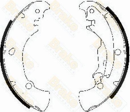 Brake Engineering SH2505 - Kit ganasce freno autozon.pro