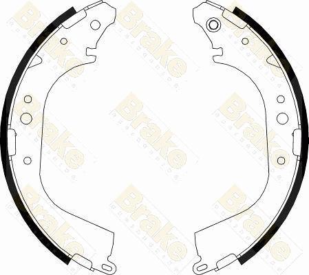 Brake Engineering SH2522 - Kit ganasce freno autozon.pro