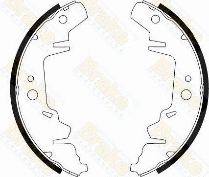 Brake Engineering SH2527 - Kit ganasce freno autozon.pro