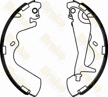 Brake Engineering SH2579 - Kit ganasce freno autozon.pro