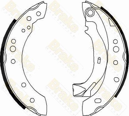 Brake Engineering SH2577 - Kit ganasce freno autozon.pro