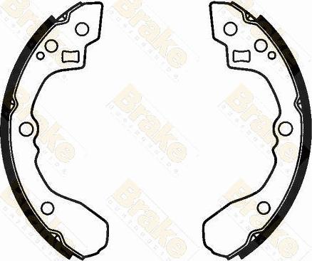 Brake Engineering SH2600 - Kit ganasce freno autozon.pro