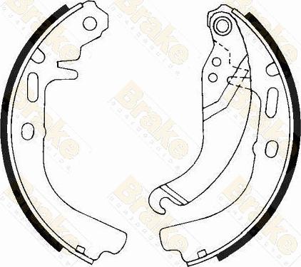 Brake Engineering SH2186 - Kit ganasce freno autozon.pro