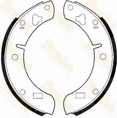 Brake Engineering SH2129 - Kit ganasce freno autozon.pro