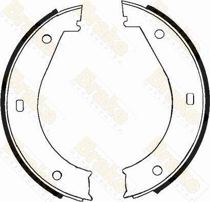 Brake Engineering SH2300 - Kit ganasce, Freno stazionamento autozon.pro