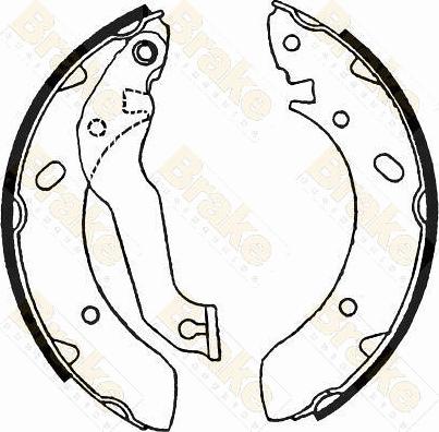 Brake Engineering SH2318 - Kit ganasce freno autozon.pro