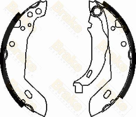 Brake Engineering SH2228 - Kit ganasce freno autozon.pro