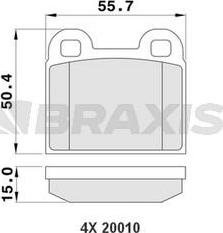 Valeo 671187 - Kit pastiglie freno, Freno a disco autozon.pro