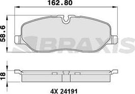 Akebono AN-4466K - Kit pastiglie freno, Freno a disco autozon.pro